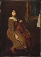 Lilla Cabot Perry, A Young Violoncellist