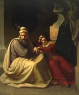 Karl Friedrich Lessing, Royal Couple Mourning for their Dead Daughter