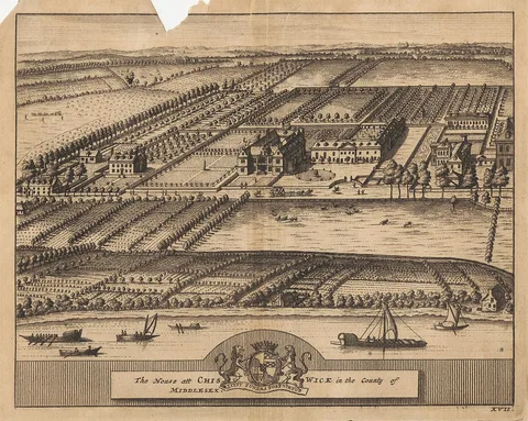 Pieter van der Aa, The House at Chiswick in the County of Middlesex