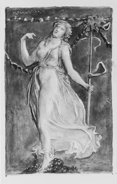 John La Farge, A Bacchante