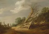 Pieter de Molijn, Landscape with Open Gate