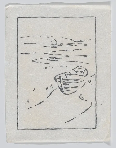 Arthur Wesley Dow, "The Derelict" or "The Lost Boat"