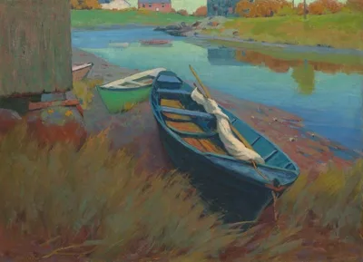 Arthur Wesley Dow, Boats at Rest