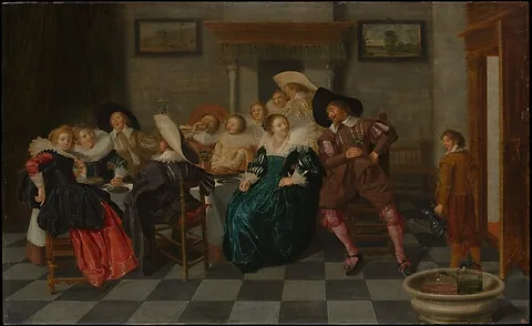 Dirck Hals, A Banquet