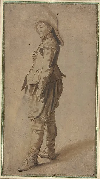 Dirck Hals, Study of a Standing Youth in a Hat