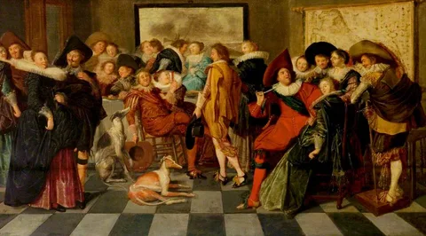 Dirck Hals, A Dutch Party