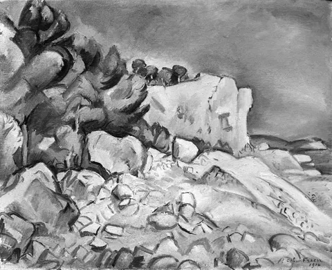 Othon Friesz, The Cliff at Sainte Marguerite