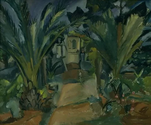 Othon Friesz, Terrace with Palms