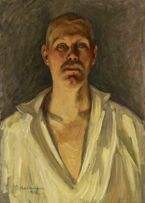 Pekka Halonen, Self-Portrait