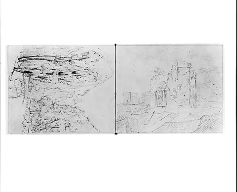 John William Casilear, View of Gorge (from Sketchbook)