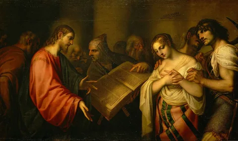 Alessandro Varotari, Christ and the Woman Taken in Adultery