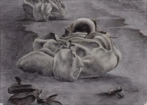 Alex Colville, Bodies on a Road