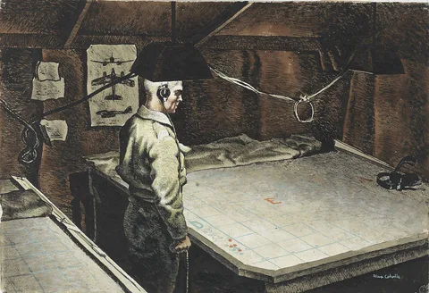 Alex Colville, The Plotting Table