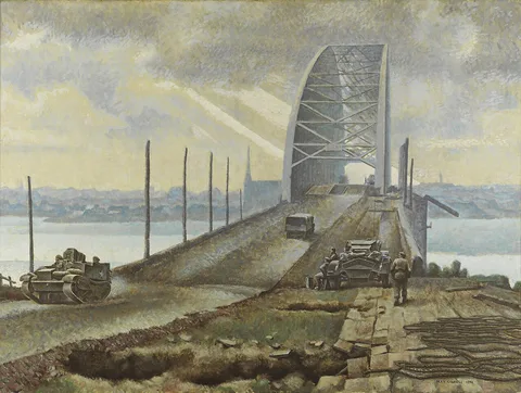 Alex Colville, The Nijmegen Bridge, Holland