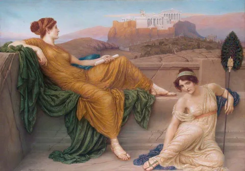 Henry Holiday, Aspasia on the Pnyx