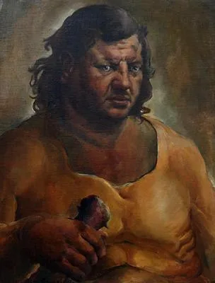Ivan Albright, I Am He of Whom He Spoke (Samson)