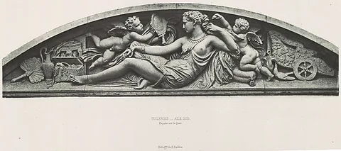 Édouard Baldus, Palais du Louvre et des Tuileries, motifs de décorations tirés des constructions éxécutées au nouveau Louvre et au palais des Tuileries ..., tomes I / II