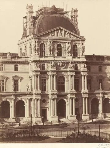 Édouard Baldus, View of the Louvre