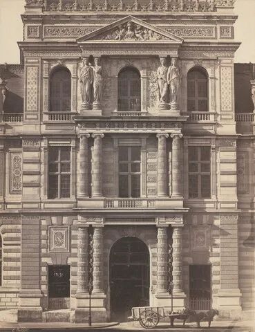 Édouard Baldus, Bibliothèque Imperiale du Louvre