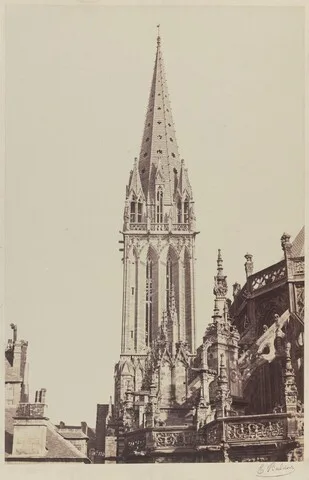 Édouard Baldus, Church of Saint-Pierre, Caen