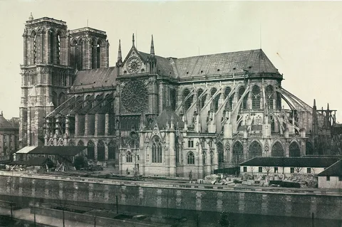Édouard Baldus, Notre-Dame, Paris