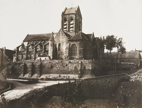 Édouard Baldus, Church at Auvers
