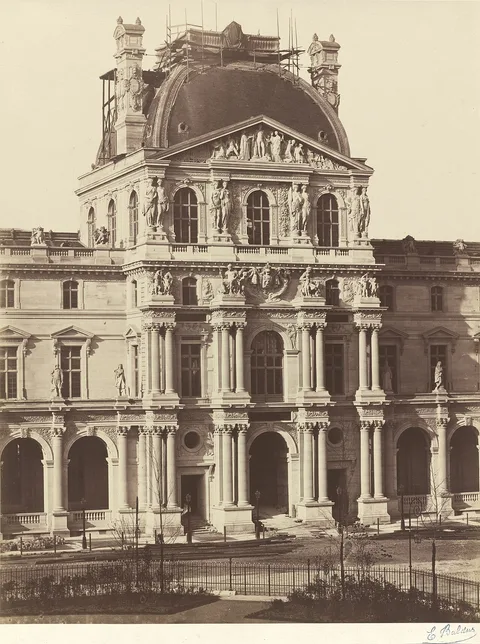 Édouard Baldus, View of the Louvre