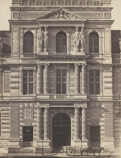 Édouard Baldus, Bibliothèque Imperiale du Louvre