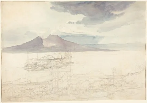 Carl Rottmann, Panoramic Views of Vesuvius and Monte Pellegrino