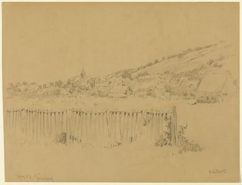 A. B. Frost, View of Giverny