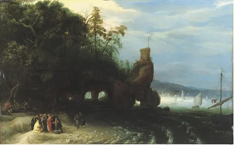 Adriaen van Stalbemt, Christ preaching at the Sea of Galilee