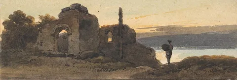George Chinnery, Temple by the Lake