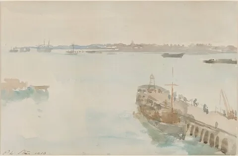 Philip Wilson Steer, The Pier, Harwich