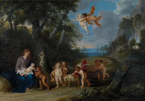 Frans Wouters, The sacrifice to the Christ child
