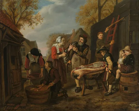 Jan Victors, The swine butcher