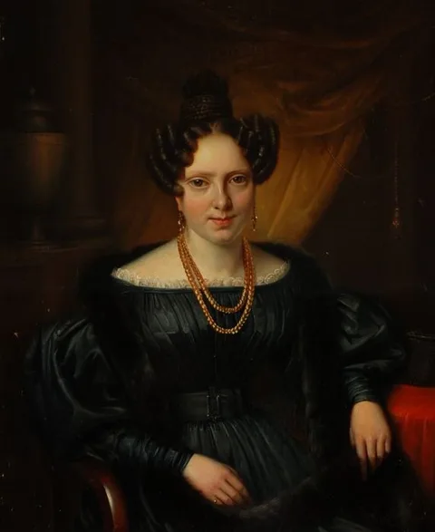 Petrus van Schendel, Portrait of a woman, possibly Elise Martine Marie Labee (1810-1886)