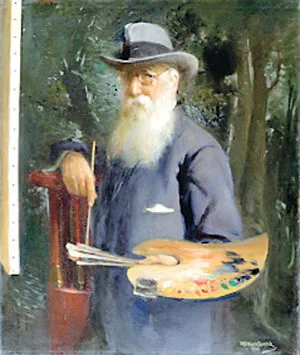 Ivan Mrkvička, Selbstporträt