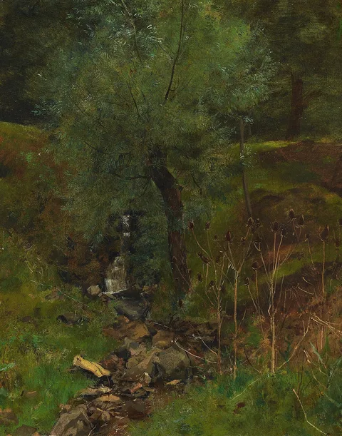 Paul Friedrich Meyerheim, Willow by the creek