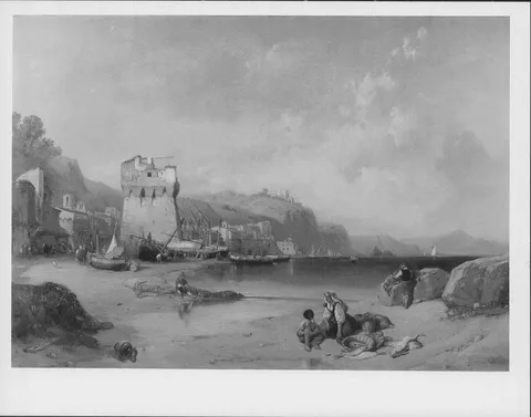 Clarkson Frederick Stanfield, A View of Vietri in the Gulf of Salerno