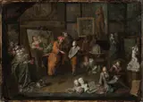 Balthasar van den Bossche, Artist's Studio