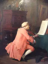 Eugène Fichel, The violinist