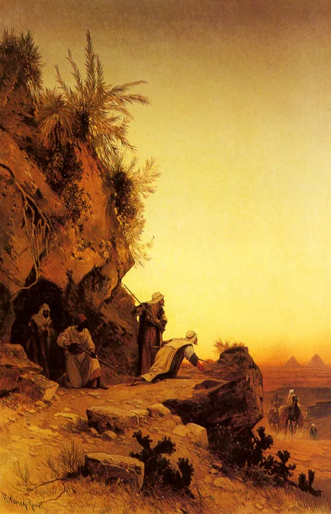 Hermann David Salomon Corrodi, The ambush