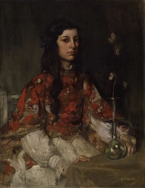 Edward Arthur Walton, The Red Jacket