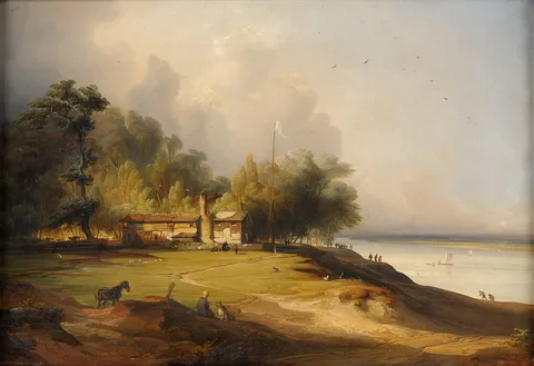 Caspar Scheuren, Rhine landscape