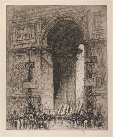 William Walcot, Arc de Triomphe, Paris