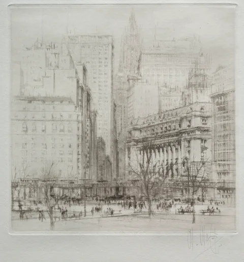 William Walcot, New York City:  Battery Place