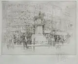 William Walcot, Charing Cross: The Statue of Charles I