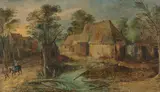 Frans de Momper, Landscape with the flight into Egypt