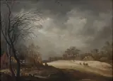 Frans de Momper, Winter Landscape