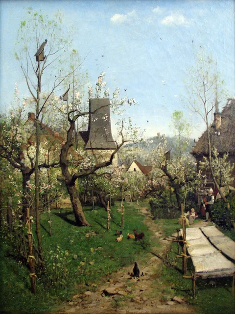 Karl Buchholz, Spring in the village